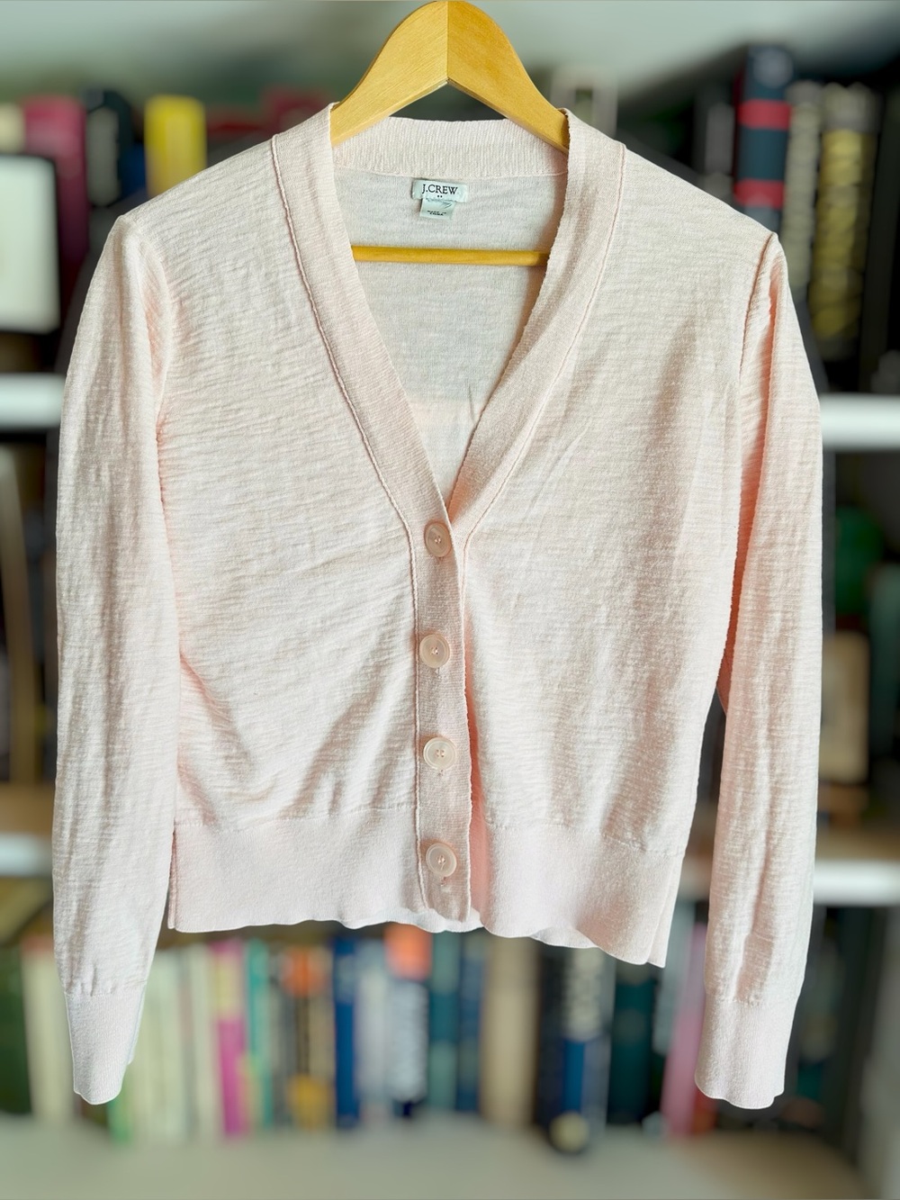 J. Crew Light Pink Cardigan